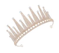 VALICLUD Bridal Rhinestone Crown Tiara Elegant Wedding Headpiece for Bride Formal Occasions Dinners Parties Stunning Design with Versatile Applications Beautiful Decoration