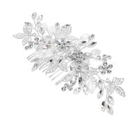VALICLUD Bridal Rhinestone Hair Side Comb Elegant Wedding Hair Accessories for Various Hairstyles Versatile Styling for Updos Loose Curls for Special Occasions and Everyday Glamour