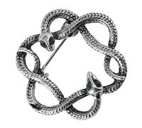 VALICLUD Brooch Pin Cardigan Brooches for Women Retro Snake Design Clip Elegant Delicate Clothing Accessory Convenient to Apply Easy to Match for Casual Occasions