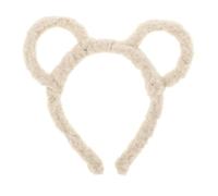 VALICLUD Bunny Ear Headband Fur Ball Headband Bear s B Hairband Costume Washing Face Animal Hair Hoop Animal Cartoon Hairband Plush White