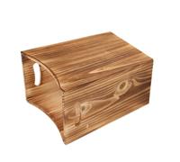 VALICLUD Capacity Wooden Trash Bin Scandinavian Style Rectangular Wastebasket for Bedroom Laundry and Organization Solid Wood Multifunctional Storage Basket