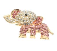 VALICLUD Car Air Freshener Clip Silver Alloy with Diamond Elephant Design Modern Fragrance Diffuser Removes Smoke and Freshens Air for Automobile Interior Decoration Suitable for Car