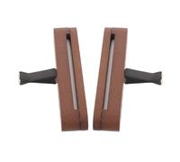 VALICLUD Car Aromatherapy Vent Clip Essential Oil Diffuser and Odorless Refill Sticks with Black Walnut Wood Material for Lasting Freshness and Natural Fragrance Enhancement the Go
