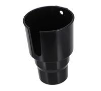 VALICLUD Car Beverage Cup Holder Adapter High-performance Plastic Portable Console Cup Keeper Converter Black Smooth Finish Wear-resistant Easy Installation for Vehicle Drink Holders