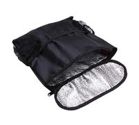 VALICLUD Car Ice Bag Insulated Seat Cooler Bag with Large Storage Space Wear-resistant Oxford Cloth Convenient Installation for Travel and Long Journeys Black