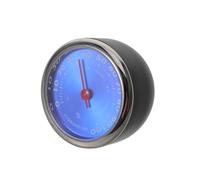 VALICLUD Car Mechanical Temperature Humidity Gauge Mini Hygrometer for Car Dashboard, Blue Analog Indoor Thermometer with Large Numbers, Small Humidity Monitor for Vehicle and Home Use
