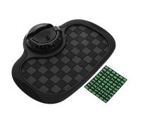 VALICLUD Car Slip Dashboard Mat with Phone Holder Compact Non Slip Pad for Secure Phone Mounting and Visible Parking Number Display Space Saving Design for Organized Car Interior