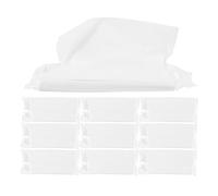 VALICLUD Car Tissue Pack Refill 15 Travel Size Auto Sun Visor Napkins Car Interior Organizer for Vehicles Convenient Facial Tissue Pouch