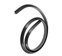 VALICLUD Car Wheel Eyebrow Protector Rubber Edge Trim Fit Anti-collision Car and Truck Wheel Arch Guard Strip with Carbon Fiber Texture for Exterior Body Parts