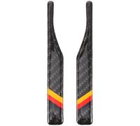 VALICLUD Carbon Fiber Car Side Mirror Bumper Guards Collision Strips Rearview Mirror Edge Trim Scratch Resistant Protective Stickers for Vehicle Exterior