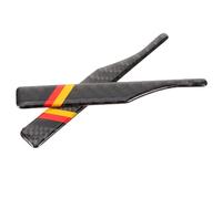 VALICLUD Carbon Fiber Car Side Mirror Protector Strips Collision Scratch Guards for Rearview Mirrors Edge Guards with Stylish Racing Design Easy to Install Car Stickers for Vehicle