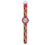 VALICLUD Cartoon Digital Quartz Watch Lightweight Comfortable S Learning Timepiece Red Design for Boys