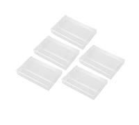 VALICLUD Cassette Vintage Cassette Tapes for DIY Projects and Crafts Tape Made of Pp Plastic 5pcs Magnet Box Storage Holders for Protecting and Organizing