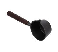 VALICLUD Cast Iron Small Melting Pot with Handle Mini Sauce Pan for Butter Cheese Oil and Candy Heating Versatile Kitchen Tool for Melting and Heating Liquids and Sweets