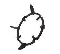 VALICLUD Cast Iron Wok Ring Stove Trivet for Gas Stove Wok Stand Heat Retaining Non-slip Support for Small Pans and Outdoor Cooking