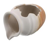 VALICLUD Ceramic Aquarium Landscape Jar Circulating Water Filter - Medium White Ecological Fish Tank Fountain for Indoor and Outdoor Garden Decor