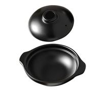 VALICLUD Ceramic Casserole Pan High Temperature Resistant Rice Cooking Pot for People Household Stockpot for Braised Chicken Soup and Hot Pot Cooking