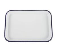 VALICLUD Ceramic Cookie Sheet Jellys Rolls Pan Rectangular Enamel Sturdy Dishwasher Safe Simple Elegant Design for Family Meals and Gatherings