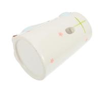 VALICLUD Ceramic Hamster Water Bottle Holder Blue with Heavy Duty Kettle Rack Pet Kettle Bracket for Small Animals Cage Hydration Accessory