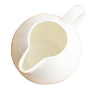 VALICLUD Ceramic Milk Pitcher Small Lightweight Creamer Jug with Unique Spout for Coffee Latte Art and Hot Dressings Porcelain Milk Kettle for Household Use