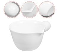 VALICLUD Ceramic Small Sauce Bowl with Handle Lightweight Tableware for Seasoning Dips Sauces Serving at Family Gatherings Parties and Restaurants