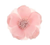 VALICLUD Chic French Style Fabric Flower Brooch Pin Simulation Pink for Women Versatile Accessory for Clothing Bags and Hats High Realism and Durable Design