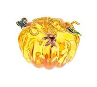 VALICLUD Chic Pumpkin Ornament Crystal Adornment for Home Decor Photography Props Unique Translucent Design Refreshing Indoor Atmosphere for Seasonal Display