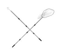 VALICLUD Chicken Catching Kit with Stainless Steel Pole, Mesh Net, and Hook - Adjustable Poultry Farmer Animal Catch Pole for Outdoor Chicken Coop, Duck and Turkey Handling Supplies