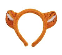 VALICLUD Children's Plush Tiger Ears Headband Coarse Plush Brown Ear Hat Non-slip Headdress for Year Parties and Photo Props