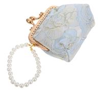 VALICLUD Chinese Brocade Evening Clutch for Women Vintage Accents Decorative Purse for Weddings Elegant Handbag for Formal Gatherings Cultural Design