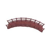 VALICLUD Chinese Miniature Arch Bridge Ornament Vintage Style Dollhouse Decor Traditional Pavilion Bridge Figurine for Fairy Garden and Home Decoration