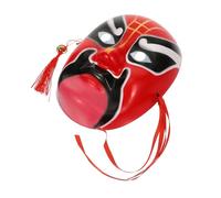 VALICLUD Chinese Opera Mask Decor Traditional Peking Opera Face Mask Prop for Halloween Party Carnivals and Home Wall Decoration with Elegant Cultural Design