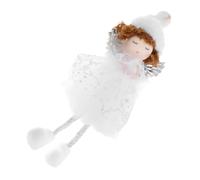 VALICLUD Christmas Angel Doll Hanging Ornament Cute Fabric Pendant Christmas Tree Decoration for Indoor Outdoor Party Festive Xmas Hanging Pendant for Wall Door Window Fireplace Cartoon