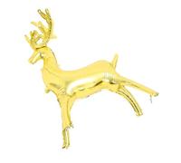 VALICLUD Christmas Inflatable Reindeer Balloon Large Foil Deer Party Decoration Sturdy Base for Stability Lightweight Aluminum Film for Xmas Celebrations and Events
