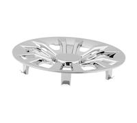 VALICLUD Chrome Finish Golf Cart Hub Caps for Wheels Durable Car Wheel Center Hubcaps with Tire Wear Protection Easy to Install Rim Covers for Electric Vehicles Forklifts and Sightseeing