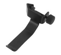 VALICLUD Clamp-on Headphone Hanger for Mic Stand with Space-saving Storage, Made of Sturdy Iron and Plastic, Featuring Curved Cradle and High Compression Resistance, for Home Studios