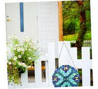 VALICLUD Colorful Acrylic Window Hanging Panel Stained Style Wall Ornament Double-sided Decorative Suncatcher for Home Garden Balcony Artistic Gift for Loved Ones