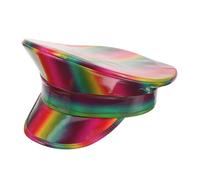VALICLUD Colorful Captain Hat for Women Fun Sailor Style for Themed Parties Unisex Boating Hat for Festivals Events Versatile Stylish Accessory for Halloween Costumes