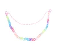 VALICLUD Colorful Double Layer Pants Chain Unique Decorative Waist Accessory for Women Nightclub Disco Dancing Durable Stylish High Street Party