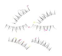 VALICLUD Colorful Love False Eyelashes Costume Eyelashes for Parties and Cosplay Events Diy Lash Kit Natural-looking Performance Lashes for Makeup and Halloween Celebrations
