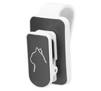 VALICLUD Compact Multi-functional Abs Sunglasses Holder for Car Visor, White Sunglass Clip for Car Use, Practical Sun Visor Holder for Organising Glasses and Cards