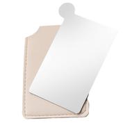 VALICLUD Compact Portable Stainless Steel Makeup Mixing Palette for Foundation and Makeup Products, Blending Plate Cosmetic Tool on The Go Use