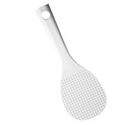 VALICLUD Compact White Rice Spoon Made of Sturdy Pp Material with Non-Stick Surface, Easy Scooping and Cleaning, for Restaurant and Canteens Use, Modern Minimalist Kitchen Utensil