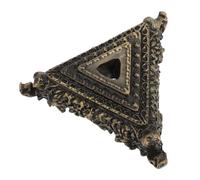 VALICLUD Copper Alloy Phurba Dorje Stand for Tibetan Rituals with Stable Ritual Support and Multi-functional Display Vintage Refined Traditional Design Suitable for Buddhist Altar