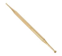 VALICLUD Copper Dual-Head Acupressure Pen with Ergonomic Handle for Ear and Body Massage Portable Facial Reflexology Tool for Relief and Tension Suitable for Adults and Beginners