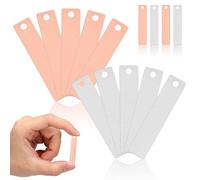 VALICLUD Copper Strip and Zinc Strip Fruit Battery Experiment Supplies 10 Pairs Copper and Zinc Electrode Sheets for Classroom Science Diy Power Generation Electrochemistry Lab Teaching