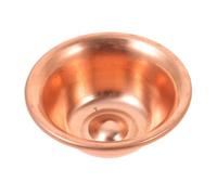 VALICLUD Copper Temple Offering Cups with Moderate Capacity, Elegant Design Copper Ritual Smudge Bowl for Home Altar and Buddhist Practices