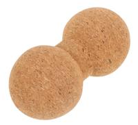 VALICLUD Cork Massage Ball Peanut Shape 8x16cm Non-Slip Muscle Roller Ball for Back and Neck Massage for Release and Spine Relaxation