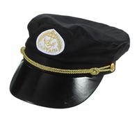 VALICLUD Cotton Captain Hat for Cosplay Costume Party Performance Prop Decorative Youth Navy Uniform Cap
