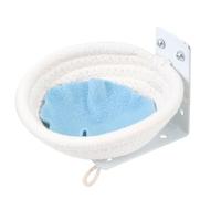 VALICLUD Cotton Rope Bird Nest Large Breeding Nest for Cage Birds Parrots Canaries Hanging Sleeping Bed Suitable for Birdcage Accessories and Wild Nesting